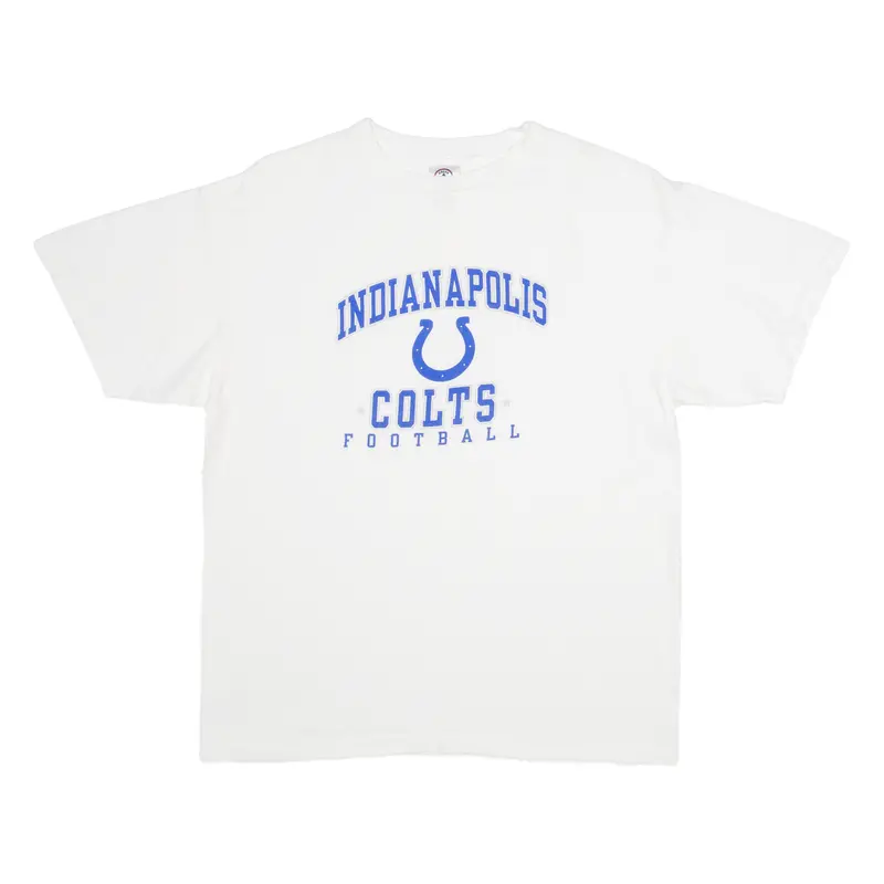 Delta Indianapolis Colts Mens T-Shirt White Usa L 1