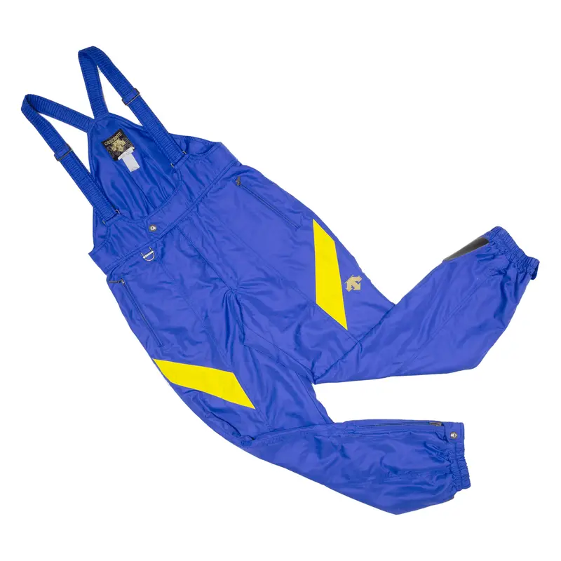 Descente Mens Overalls Blue Relaxed M W34 L32 1
