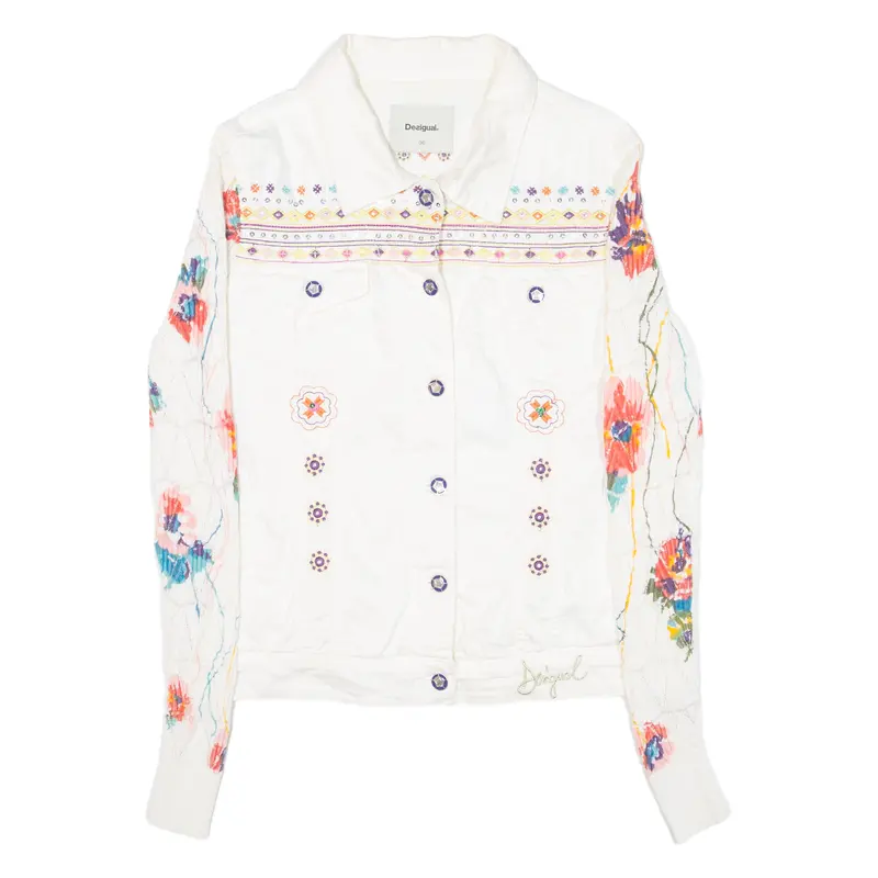 Desigual Womens Jacket White S 1