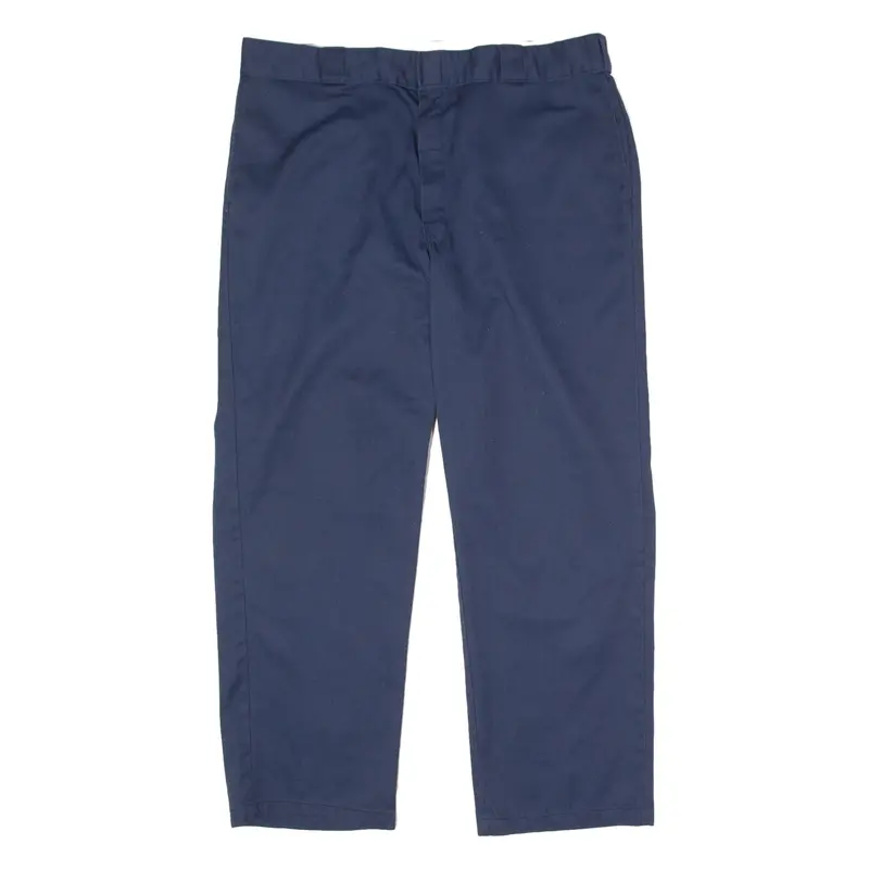 Dickies 874 Original Workwear Mens Twill Trousers Blue Regular Straight W40 L30 1