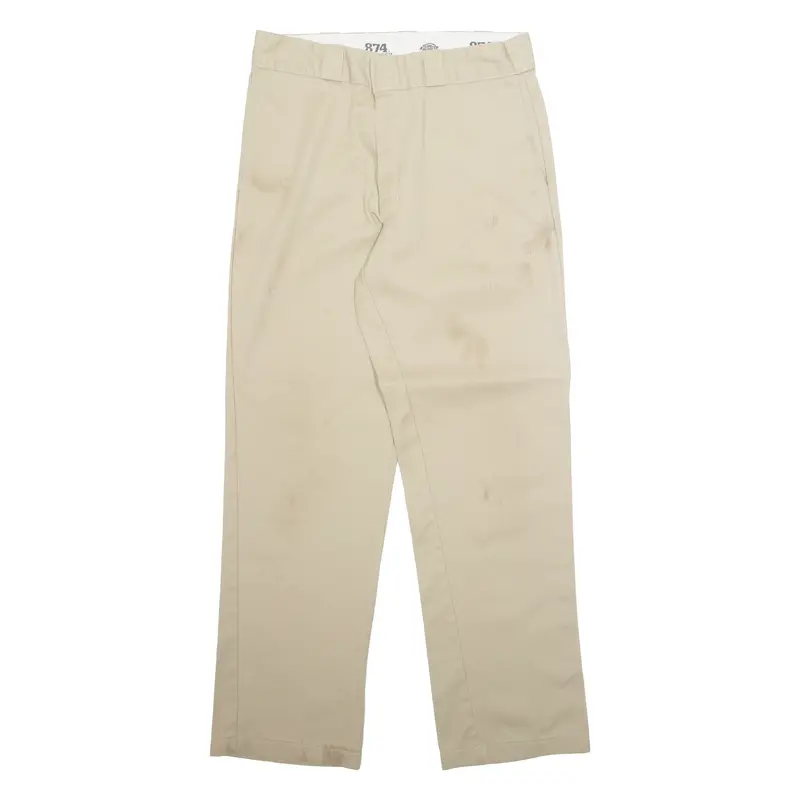 Dickies Chino 874 Mens Trousers Beige Regular Straight W33 L32 1