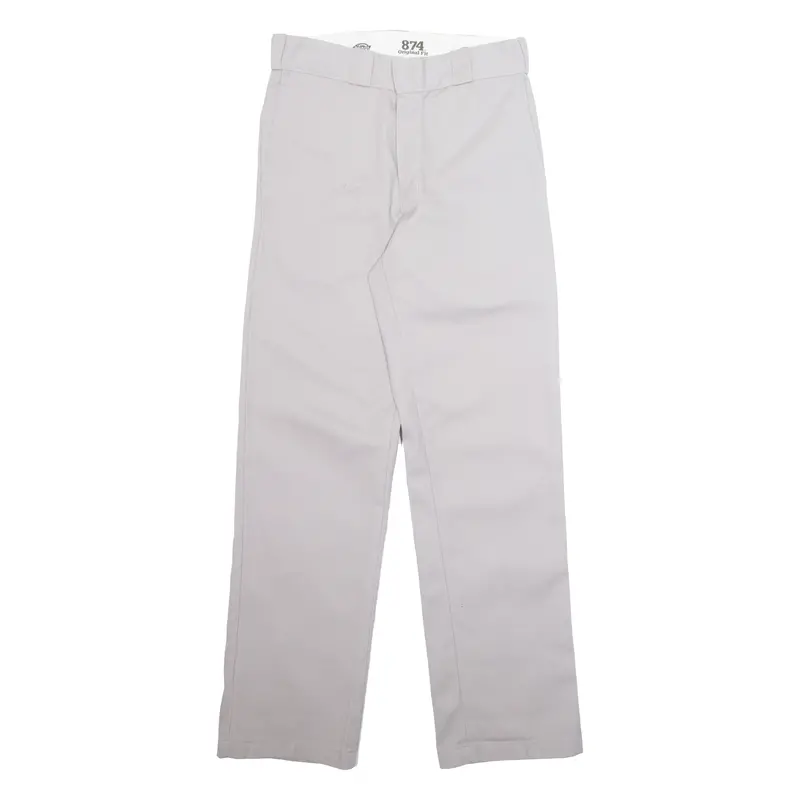 Dickies Chino 874 Mens Trousers Grey Regular Straight W30 L32 1