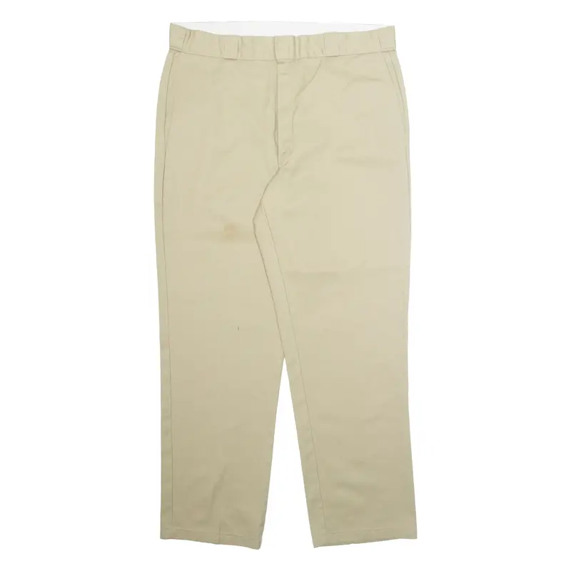 Dickies Chino Mens Trousers Beige Regular Straight W38 L32 1