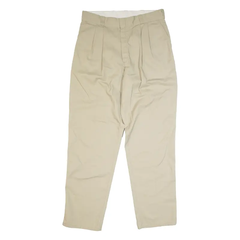 Dickies Chino Style Workwear Mens Trousers Beige Classic Tapered W36 L34 1