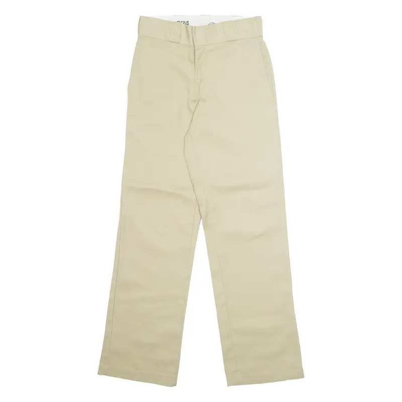 Dickies Chino Workwear 874 Mens Trousers Beige Regular Straight W26 L28 1