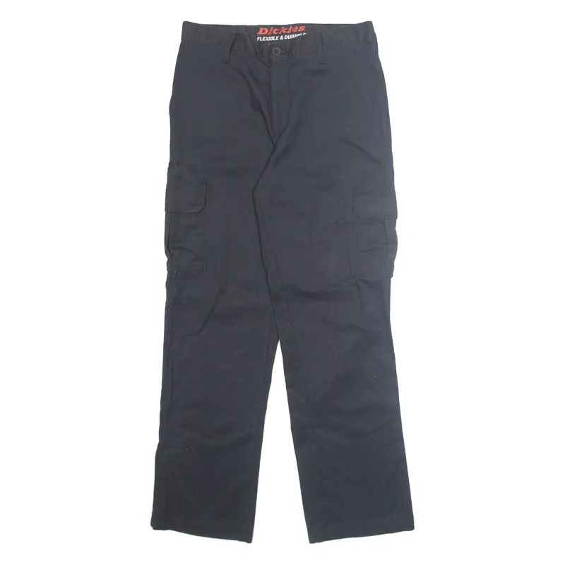 Dickies Chino Workwear Cargo Mens Trousers Black Regular Straight W30 L32 1