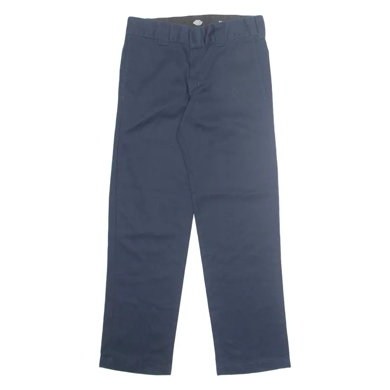 Dickies Chino Workwear Mens Trousers Blue Slim Straight W30 L32 1