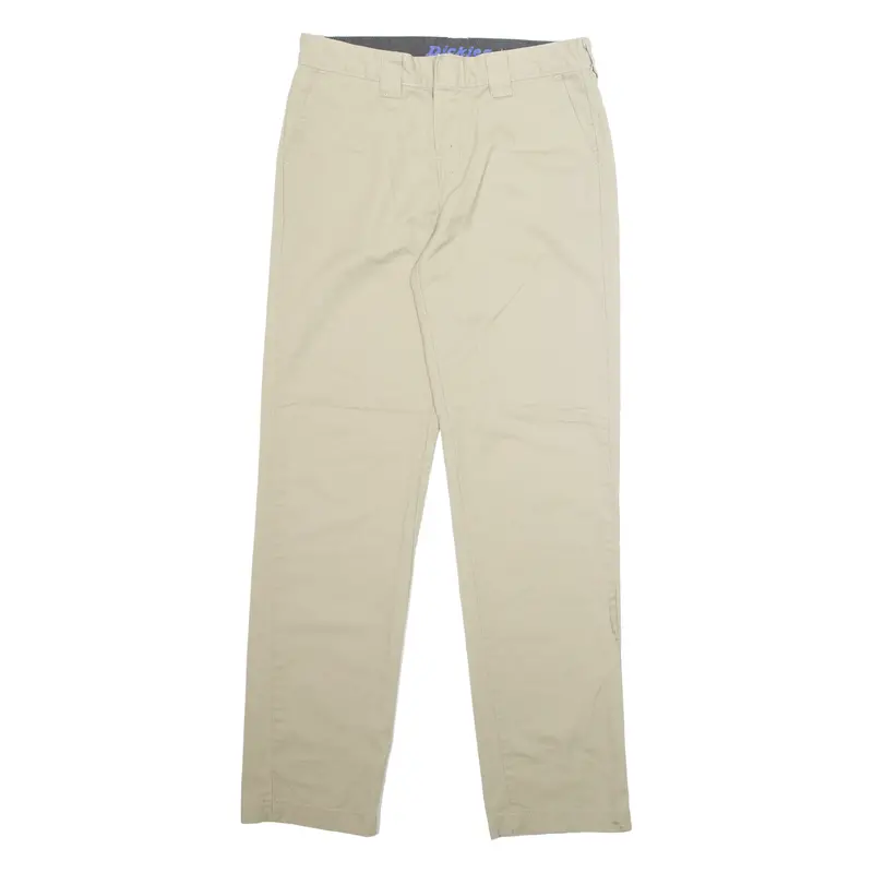 Dickies Chino Workwear Womens Trousers Beige Slim Tapered W28 L29 1