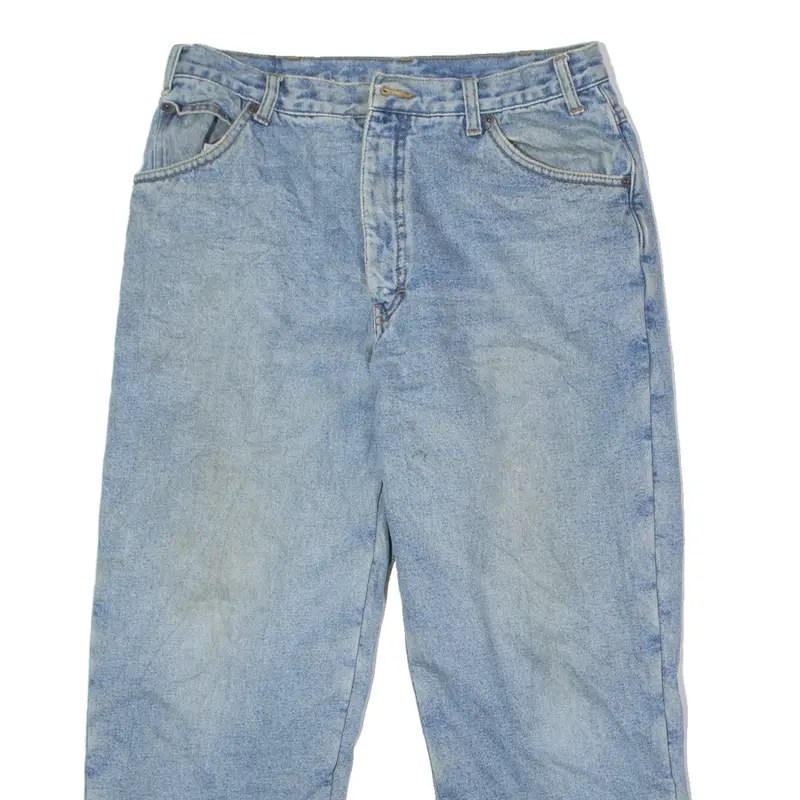 Dickies Insulated Mens Jeans Blue Regular Straight Stone Wash W32 L24 2