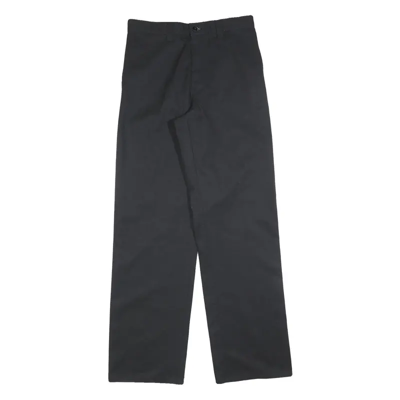 Dickies Mens Cotton Black Regular Straight Trousers W30 L34 Workwear Casual 1