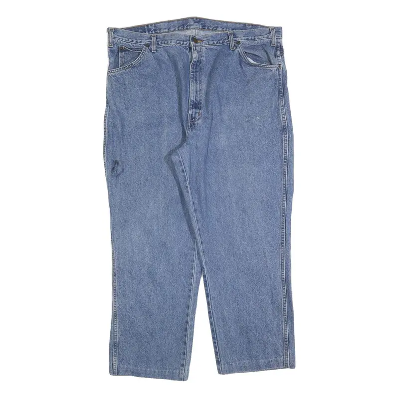 Dickies Mens Jeans Blue Relaxed Straight Denim Medium W40 L28 Casual Classic 1