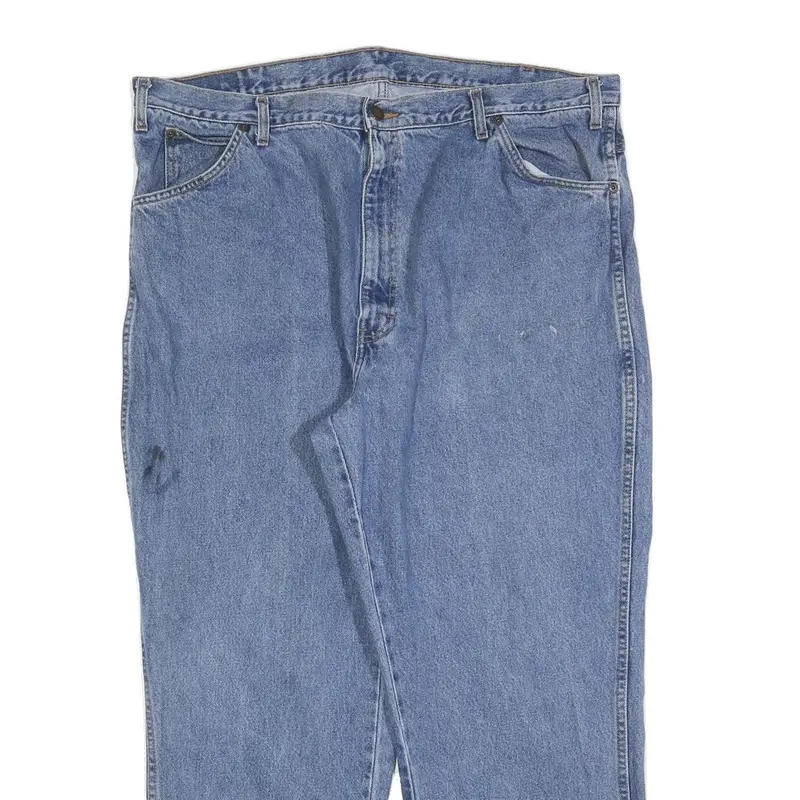 Dickies Mens Jeans Blue Relaxed Straight Denim Medium W40 L28 Casual Classic 2