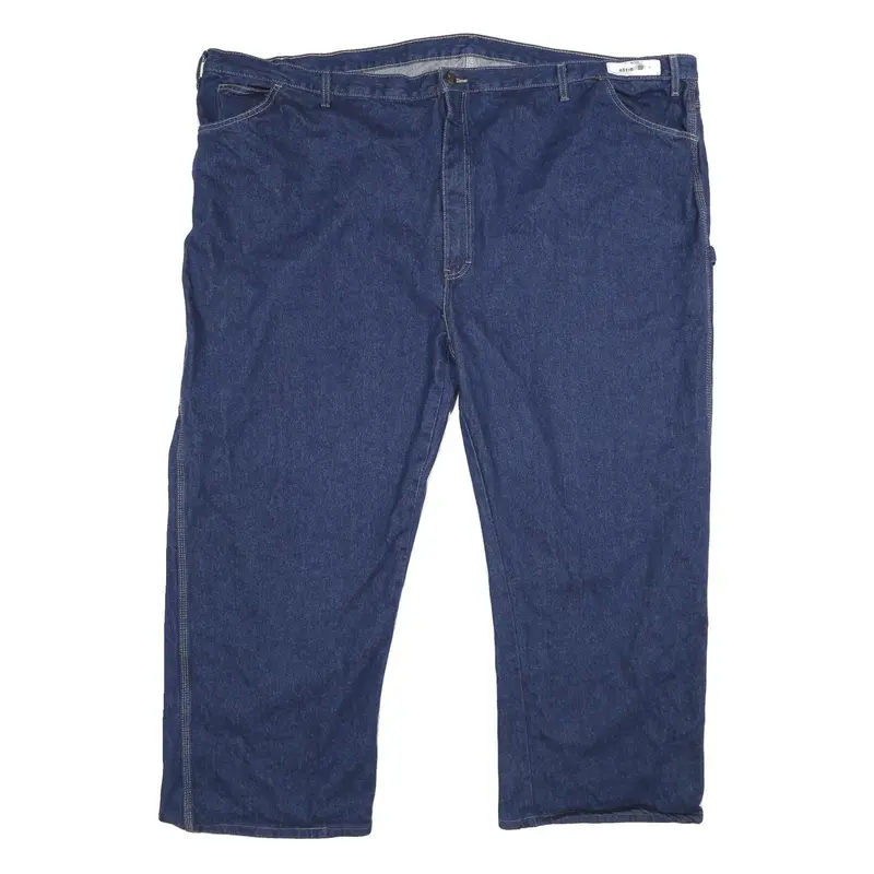 Dickies Mens Jeans Blue Relaxed Straight Denim Medium W60 L32 Workwear 1