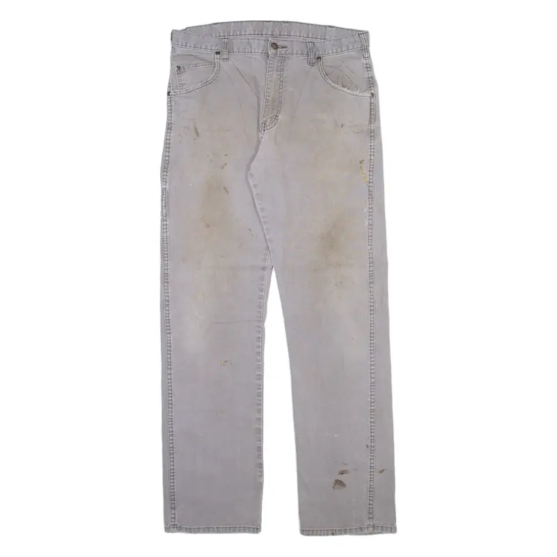 Dickies Mens Trousers Grey Regular Straight W34 L34 1