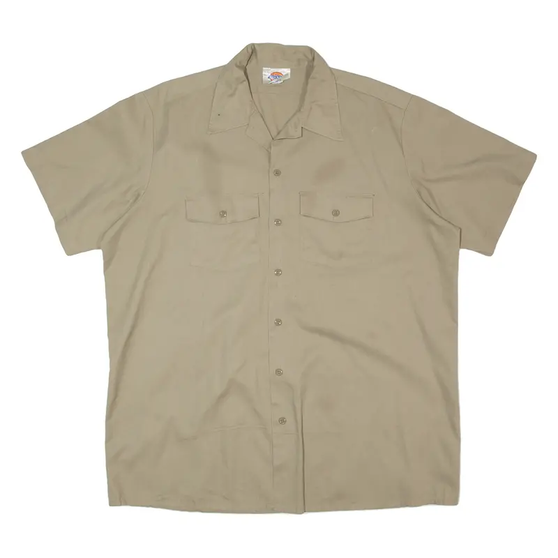 Dickies Mens Worker Shirt Beige Xl 1