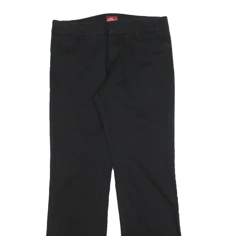 Dickies Womens Black Cotton Blend Regular Straight Trousers W32 L31 Workwear 2