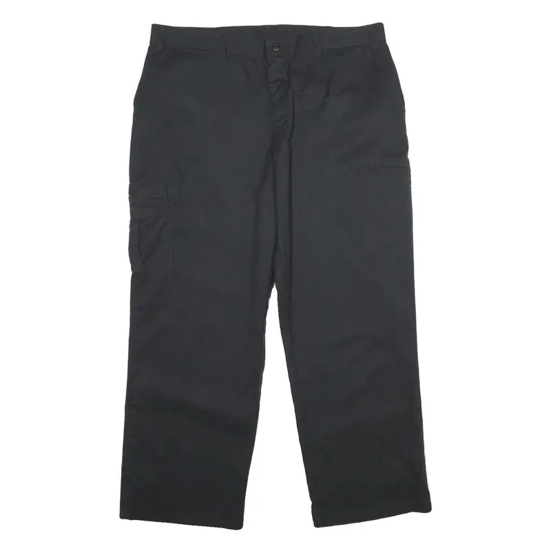 Dickies Womens Black Regular Fit Straight Trousers W36 L30 Workwear Casual 1