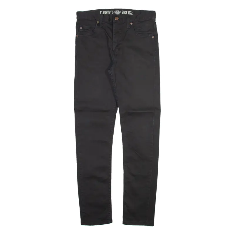 Dickies Womens Trousers Black Slim Skinny W28 L29 1