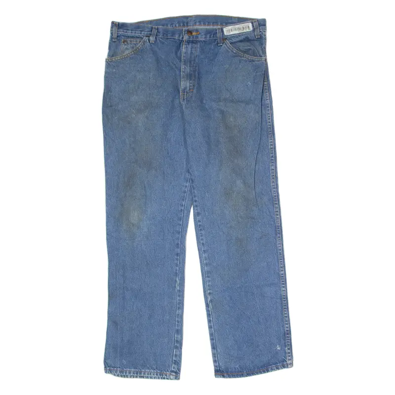 Dickies Workwear Mens Jeans Blue Regular Straight W38 L29 1