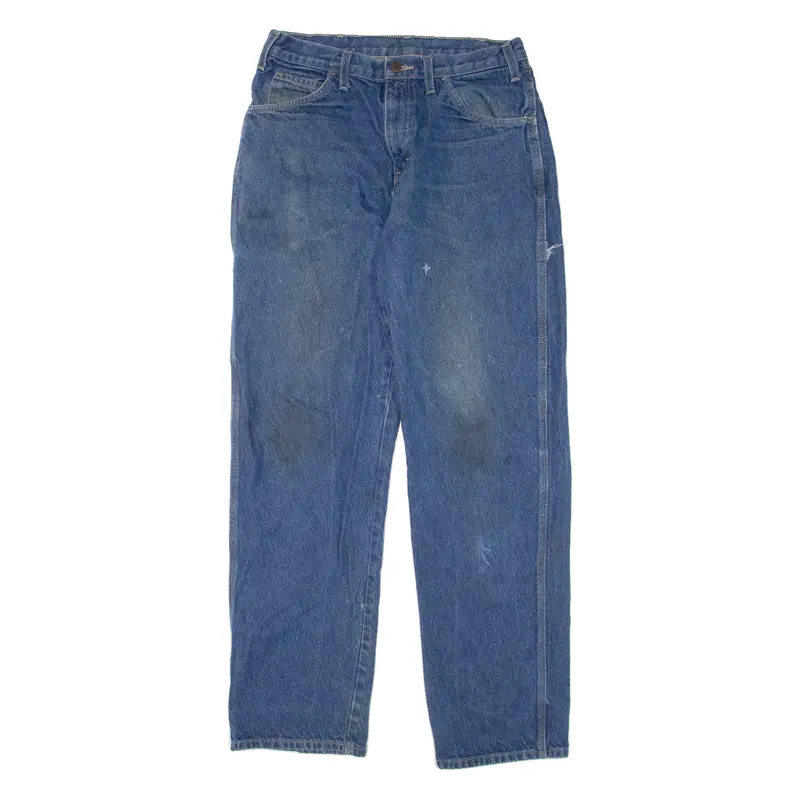 Dickies Workwear Mens Jeans Blue Regular Tapered W30 L34 1