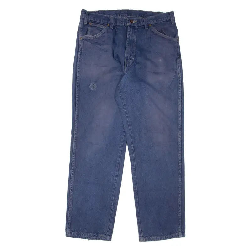 Dickies Workwear Mens Jeans Blue Regular Tapered W33 L30 1