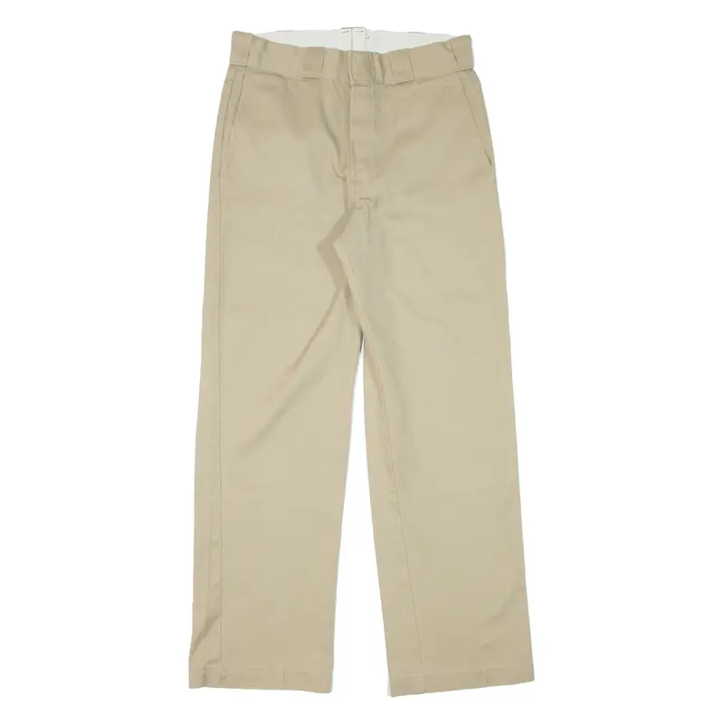 Dickies Workwear Mens Trousers Beige Regular Straight W28 L29 1