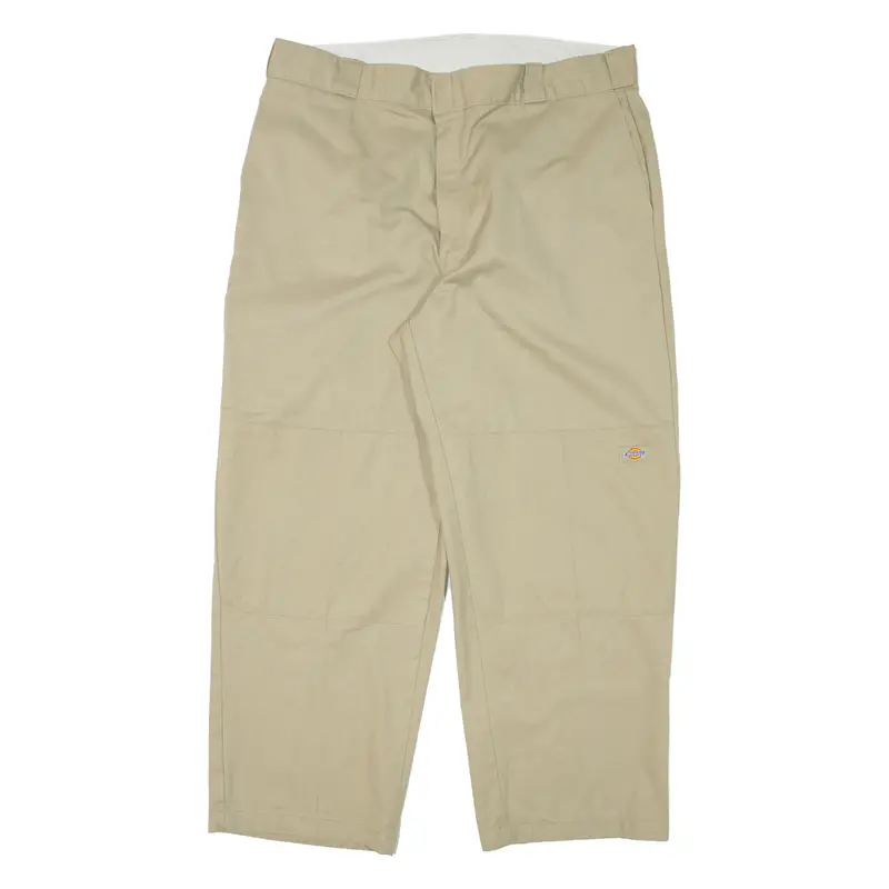 Dickies Workwear Mens Trousers Beige Relaxed Tapered W40 L30 1