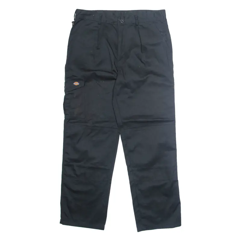 Dickies Workwear Mens Trousers Black Regular Straight W36 L31 1