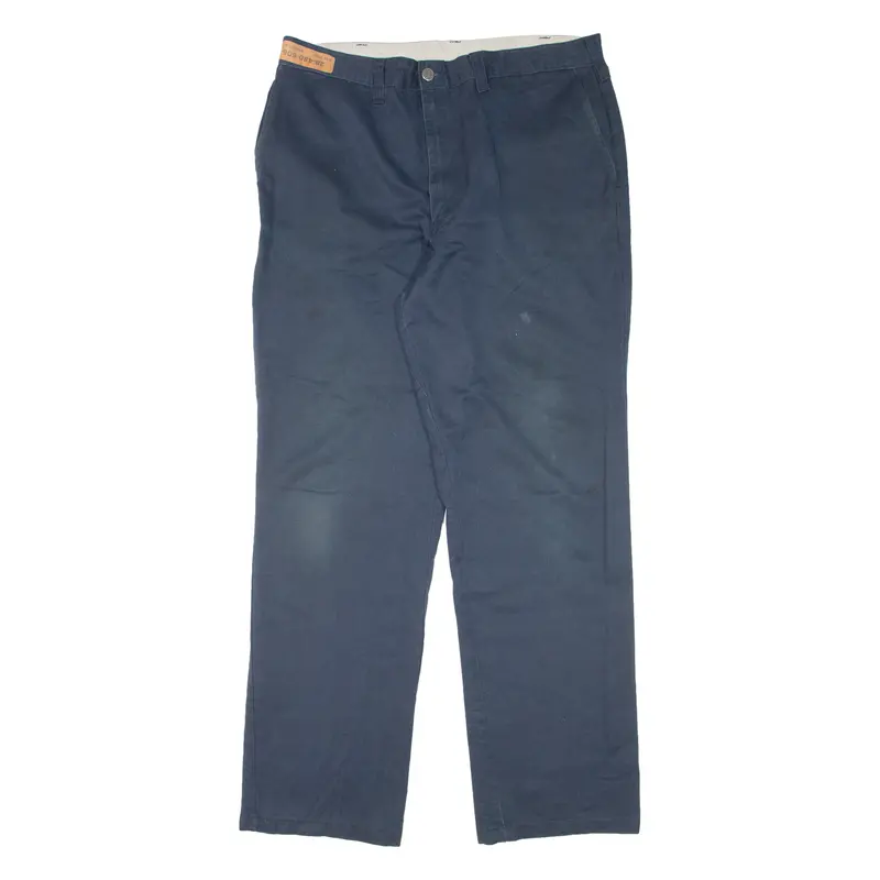 Dickies Workwear Mens Trousers Blue Regular Straight W36 L31 1