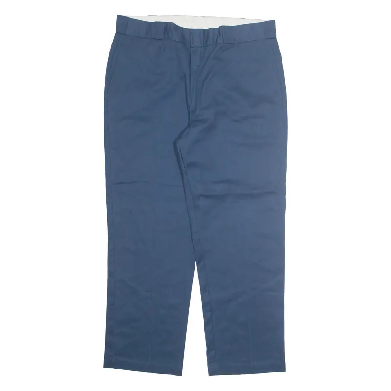 Dickies Workwear Mens Trousers Blue Regular Straight W38 L30 1