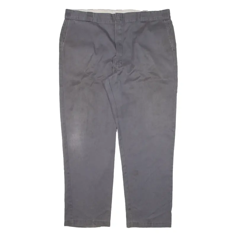 Dickies Workwear Mens Trousers Grey Regular Straight W41 L30 1
