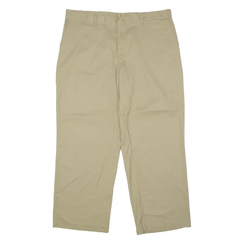 Dickies Workwear Womens Trousers Beige Regular Wide-Leg W36 L28 1