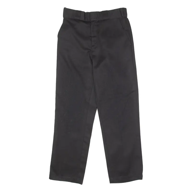 Dickies X Urban Outfitters Workwear Mens Twill Trousers Black Straight W26 L28 1