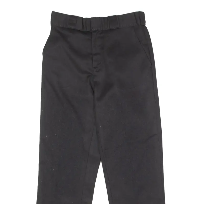 Dickies X Urban Outfitters Workwear Mens Twill Trousers Black Straight W26 L28 2