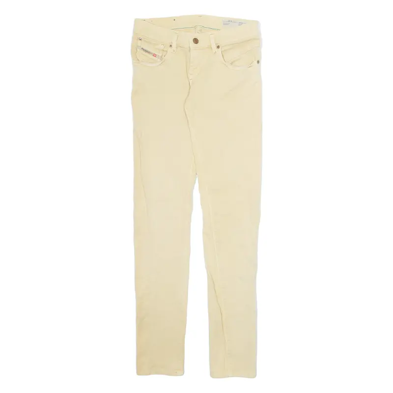 Diesel Low Waist Mens Jeans Beige Slim Skinny W27 L33 1
