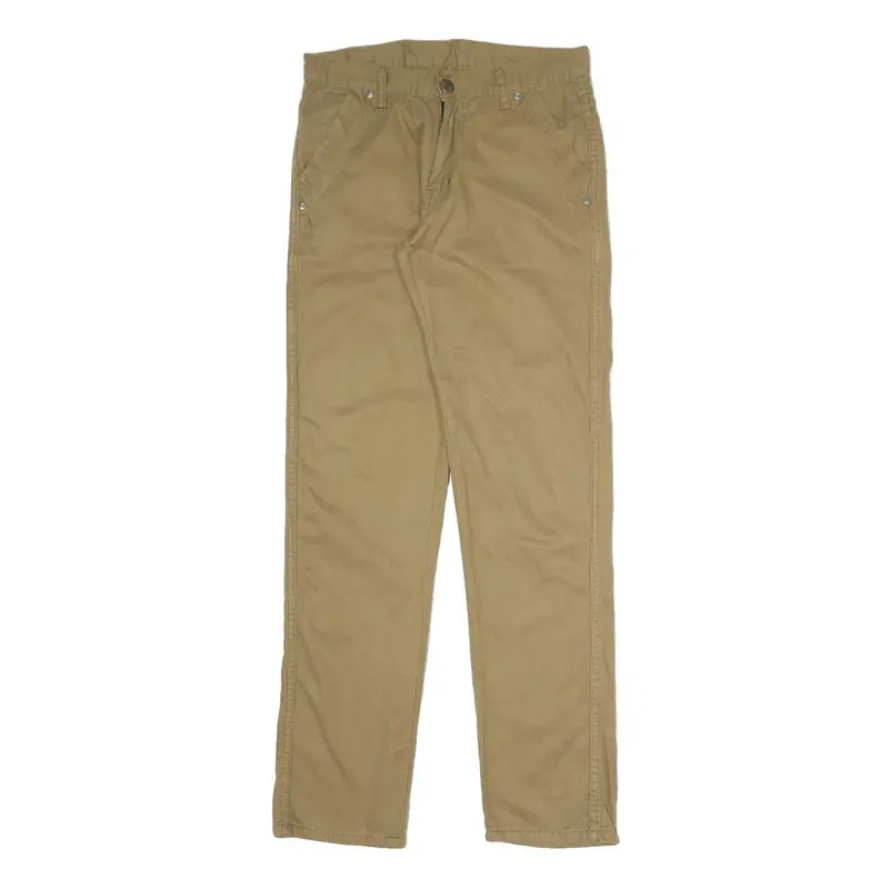Diesel Mens Cotton Blend Beige Regular Fit Straight Leg Trousers W30 L31 Casual 1