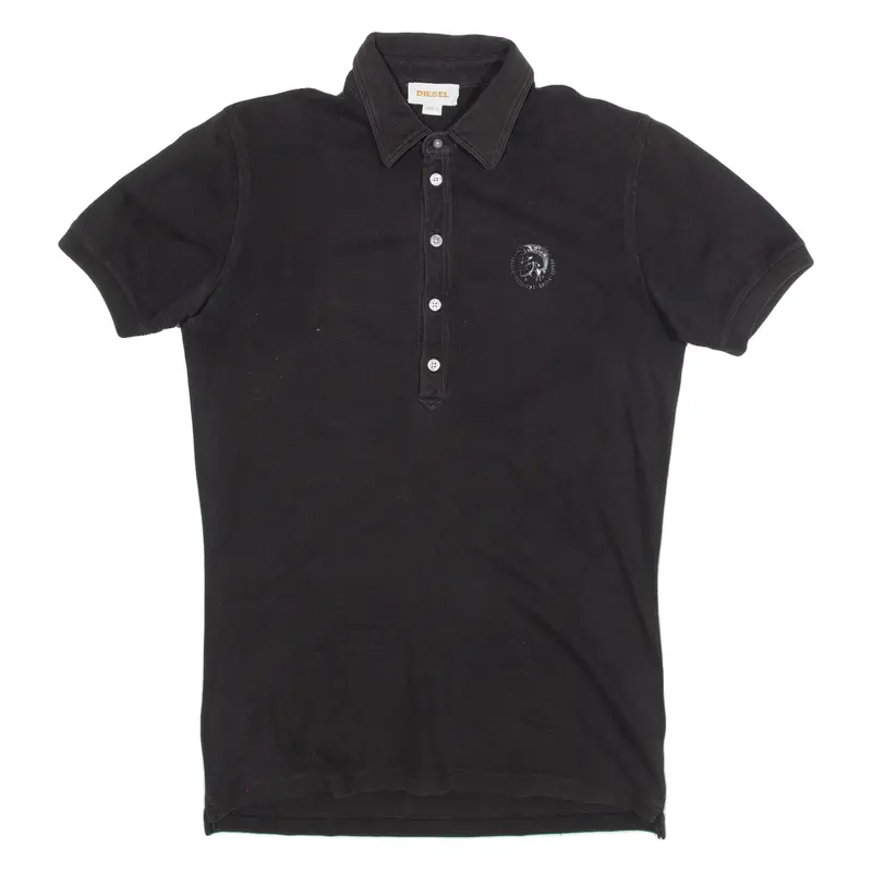 Diesel Mens Polo Shirt Black S 1