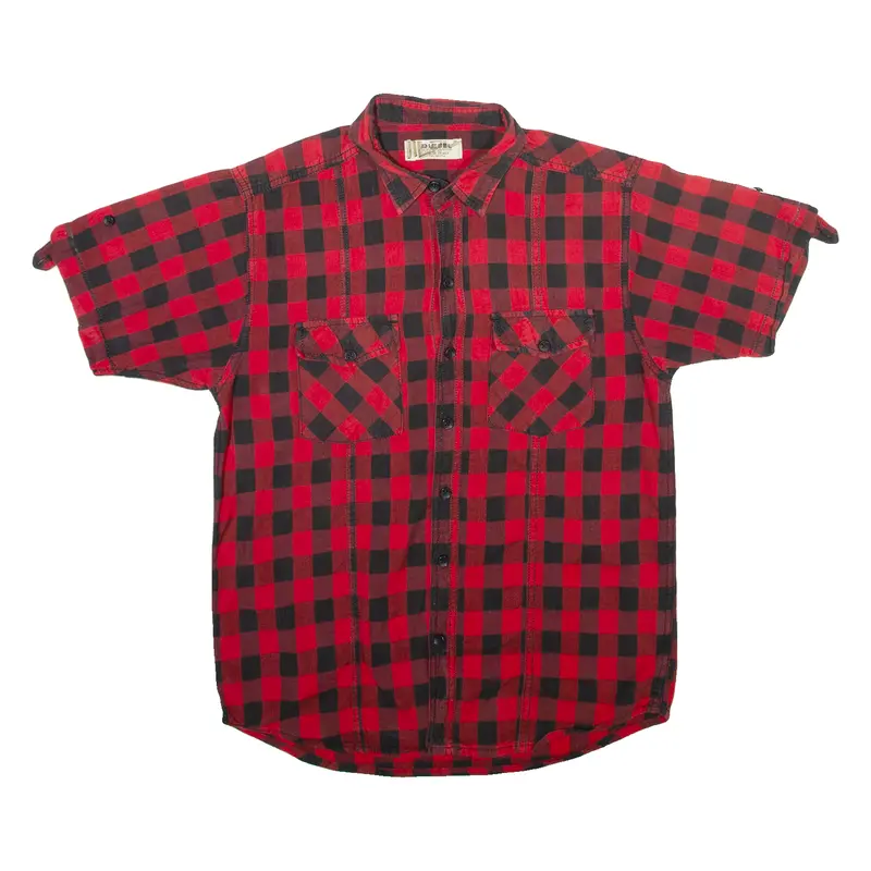 Diesel Mens Shirt Red Check S 1