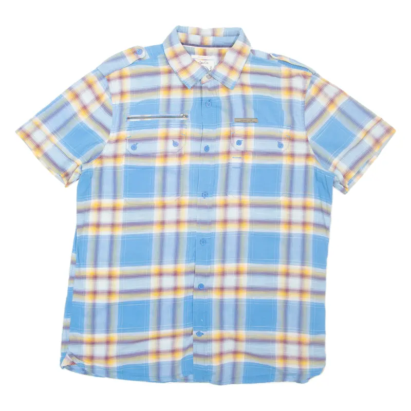 Diesel Slim Fit Mens Shirt Blue Check Xl 1