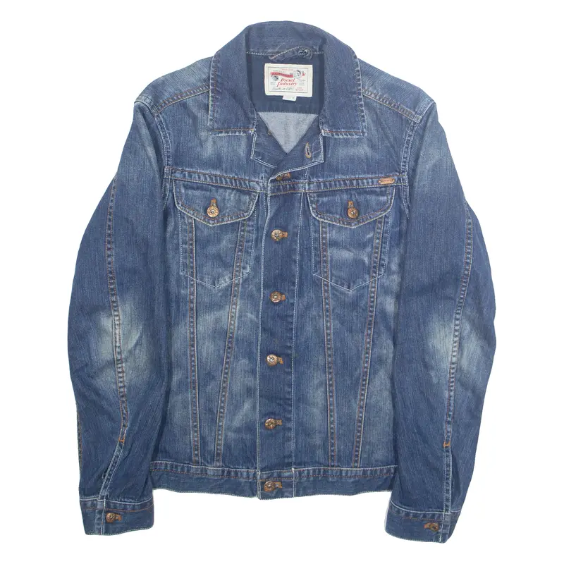 Diesel Womens Denim Jacket Blue M 1