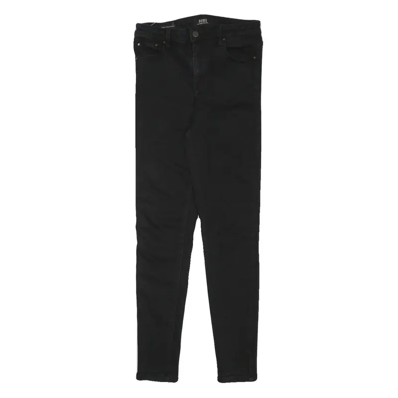 Diesel Womens Jeans Black Slim Skinny Denim W25 L26 Stylish Zip Closure 1