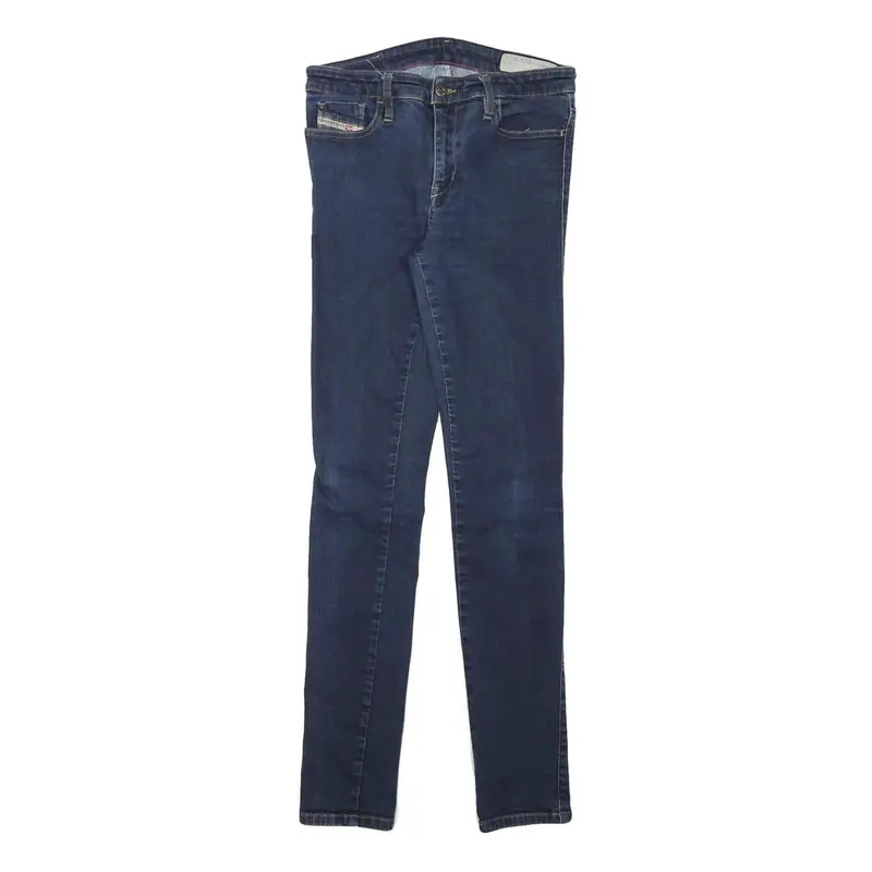 Diesel Womens Jeans Blue Slim Skinny Denim Medium W27 L30 Stretch Zip Fastening 1