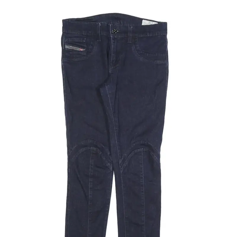 Diesel Womens Slim Blue Jeans Denim W28 L32 Zip Pocket Detail 2