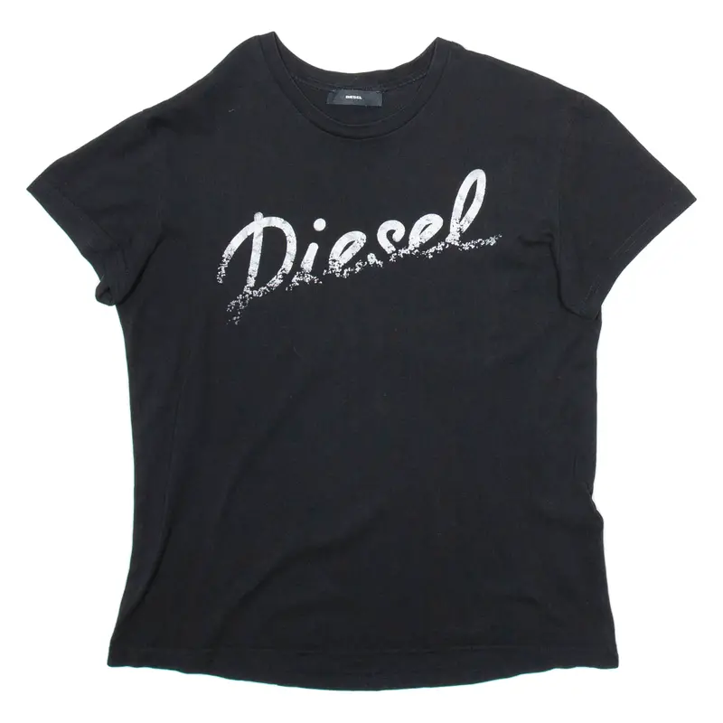 Diesel Womens T-Shirt Black S 1