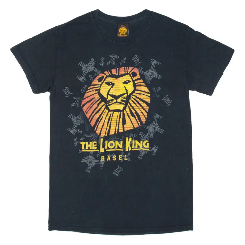 Disney Basel Lion King Broadway Musical Mens T-Shirt Black S 1