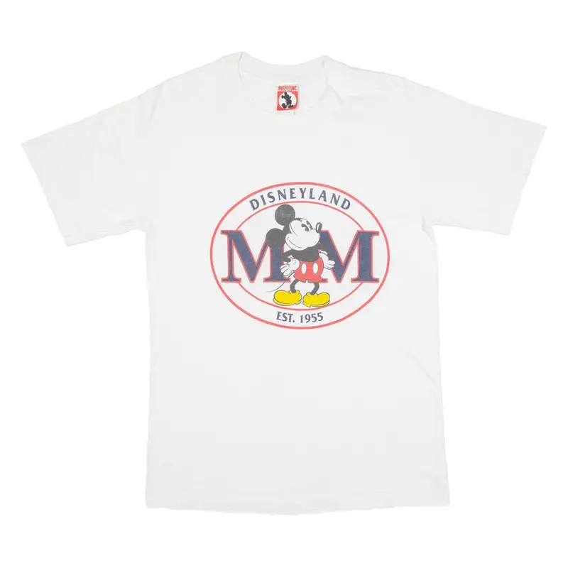 Disney Mickey Mouse Womens T-Shirt White Usa M 1