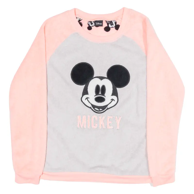 Disney Mickey Sleepwear Womens Sweatshirt Pink S 1