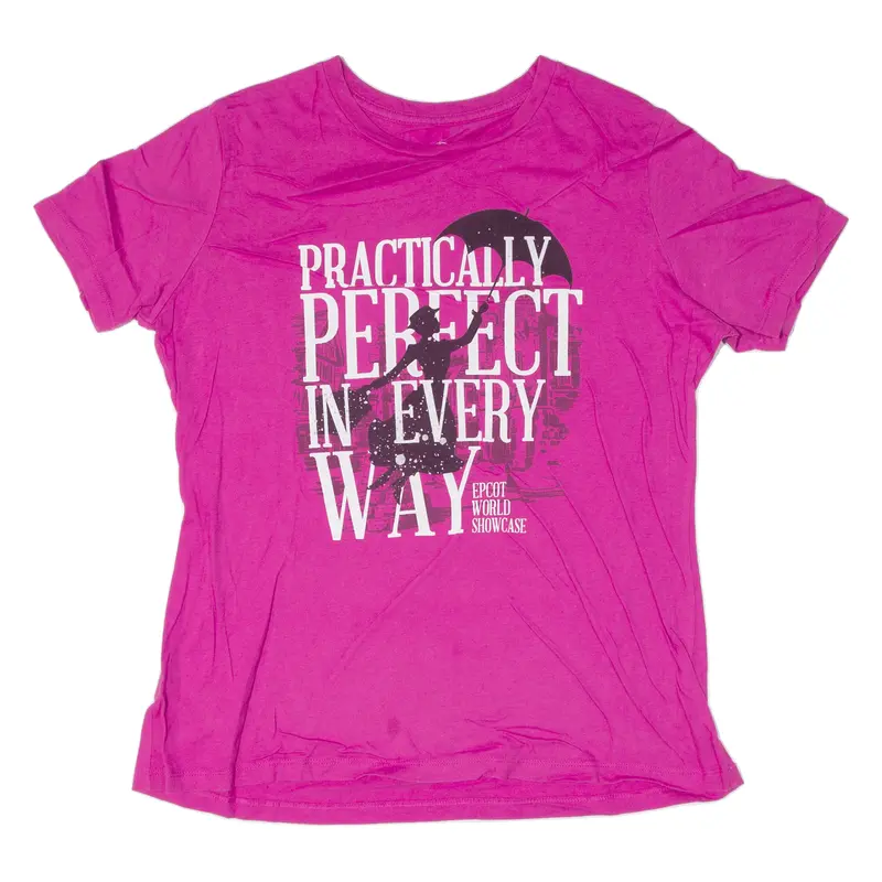 Disney Womens T-Shirt Purple L 1
