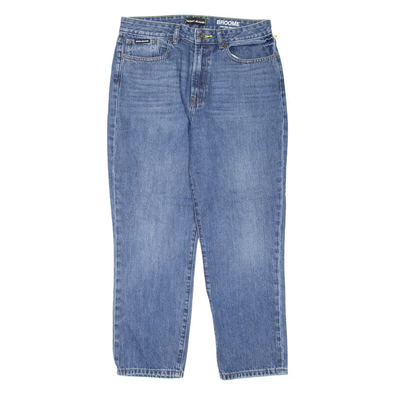 Dkny Broome High Rise Womens Jeans Blue Regular Tapered W32 L26 1