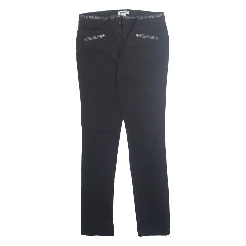 Dkny Chino Womens Trousers Black Regular Tapered W28 L28 1